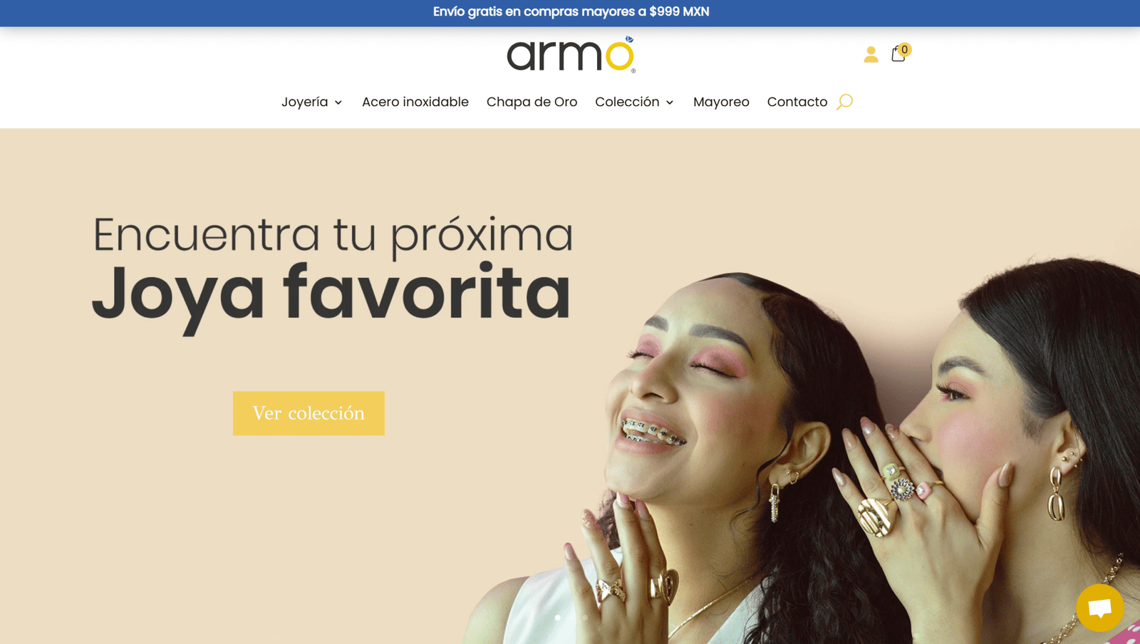 ecommerce Joyería Armo
